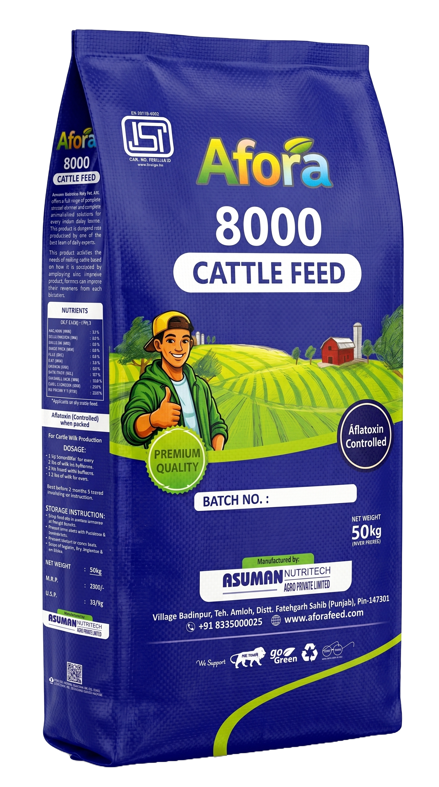 Afora 8000 Cattle Feed Bag
